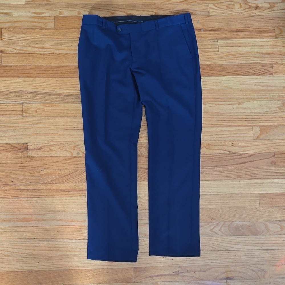 Elegant Men's Blue Dress Pants